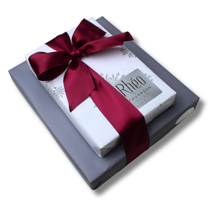 Large 2-Tier Silver Snowfalke Set