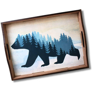 Canadiana Christmas Tray