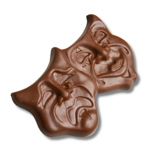 Milk Chocolate Comedy/Tragedy Mask