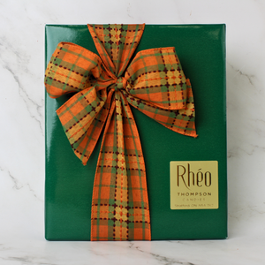 30-pc Fall Plaid Bow Box