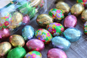 Chocolate Foil Wrapped Easter Eggs