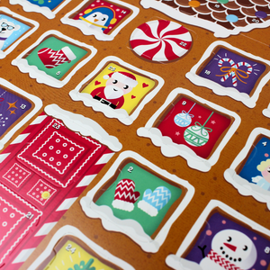 Milk Chocolate Advent Calendar - Gingerbread