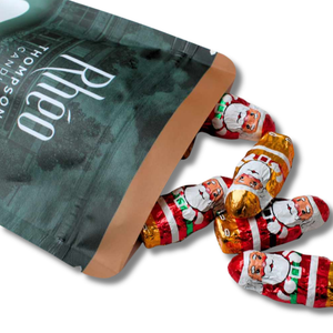 Milk Chocolate Foil Wrapped Santas