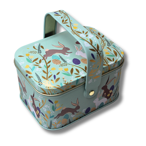 Tin Bunny Basket