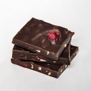 72% Cocoa Bark with Cranberries & Almonds