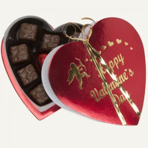 Happy Valentine's Day Foil Heart Box