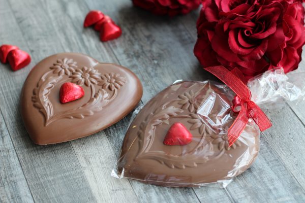oversized chocolate heart