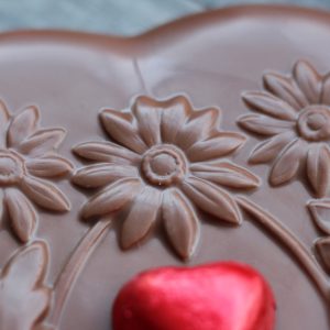 oversized chocolate heart
