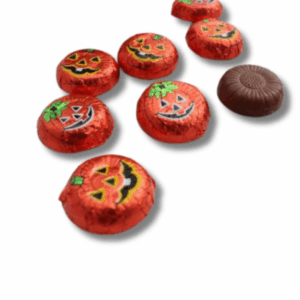 Foil Wrapped Jack-O-Lanterns