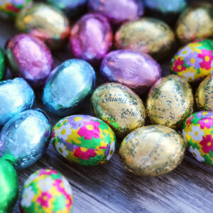 Chocolate Foil Wrapped Easter Eggs