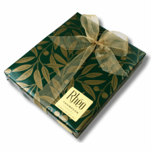 Golden Mistletoe Bow Box