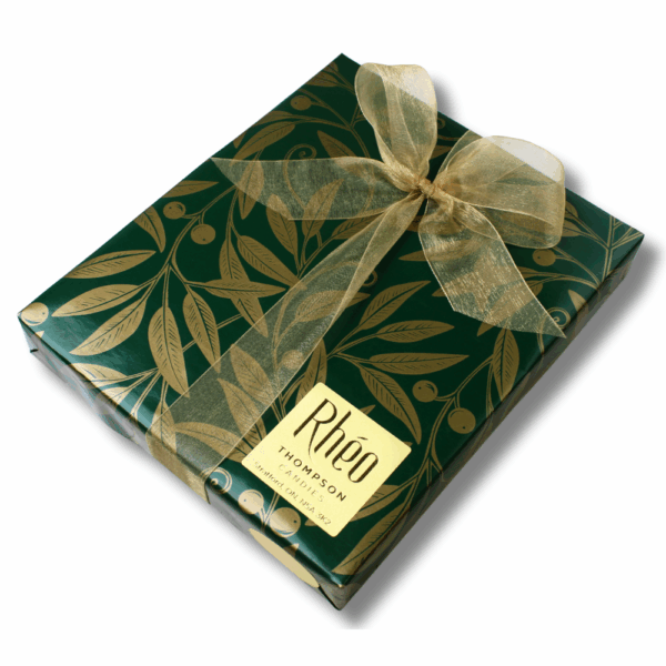 Golden Mistletoe Bow Box