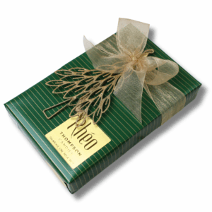 Gold Christmas Tree Box