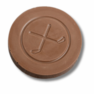 Milk Chocolate Hockey Puck