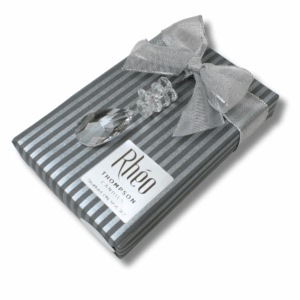 Silver Gem Bow Box