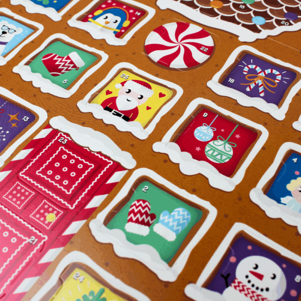 Milk Chocolate Advent Calendar - Gingerbread - Image 2